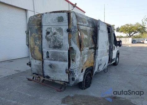 2018 Ram Promaster 2500 2500 High из США, поврежденный, VIN 3C6TRVDG0JE151878